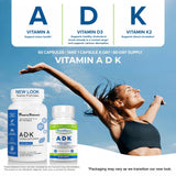 Power By Naturals ADK Supplement capsules close-up