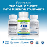 Power By Naturals ADK Supplement ingredients list