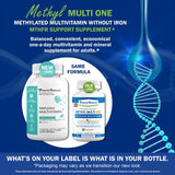 Power By Naturals Methyl Multi One multivitamin capsule side view