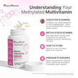 Power By Naturals Methyl Prenatal Vitamins bottle top view