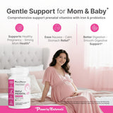 Power By Naturals Methyl Prenatal Vitamins with measuring spoon