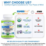 Power By Naturals Sea Moss Plus Capsules in a lifestyle setting