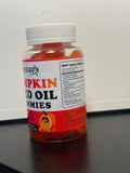 Power Grain Pumpkin Seed Oil Gummies packaging details and serving size