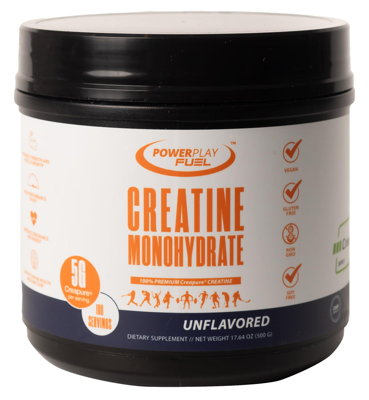 POWER PLAY FUEL Creatine Monohydrate 590g front view