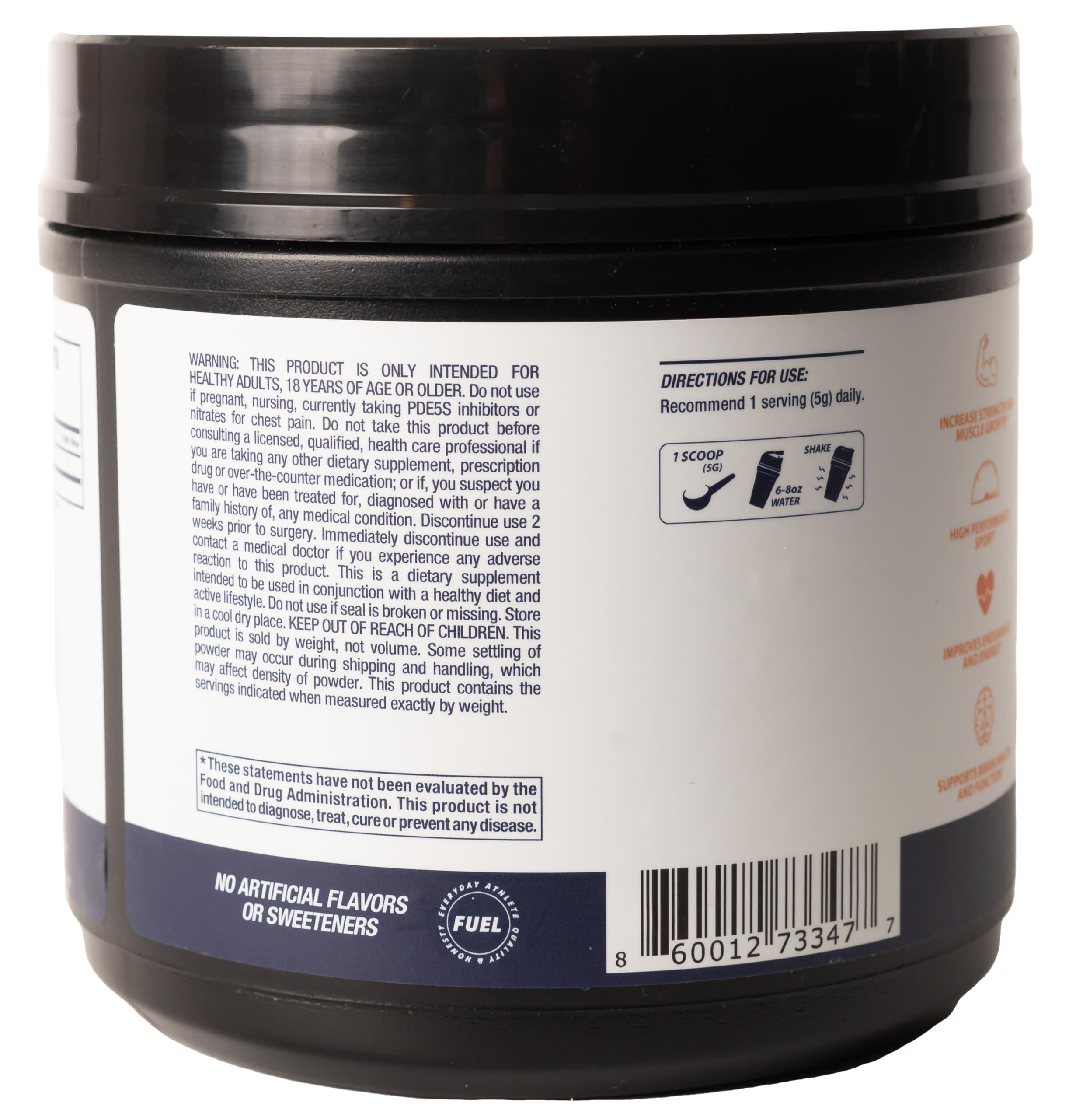 POWER PLAY FUEL Creatine Monohydrate 590g packaging