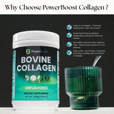 POWERBOOST Collagen Powder 300g added to oatmeal