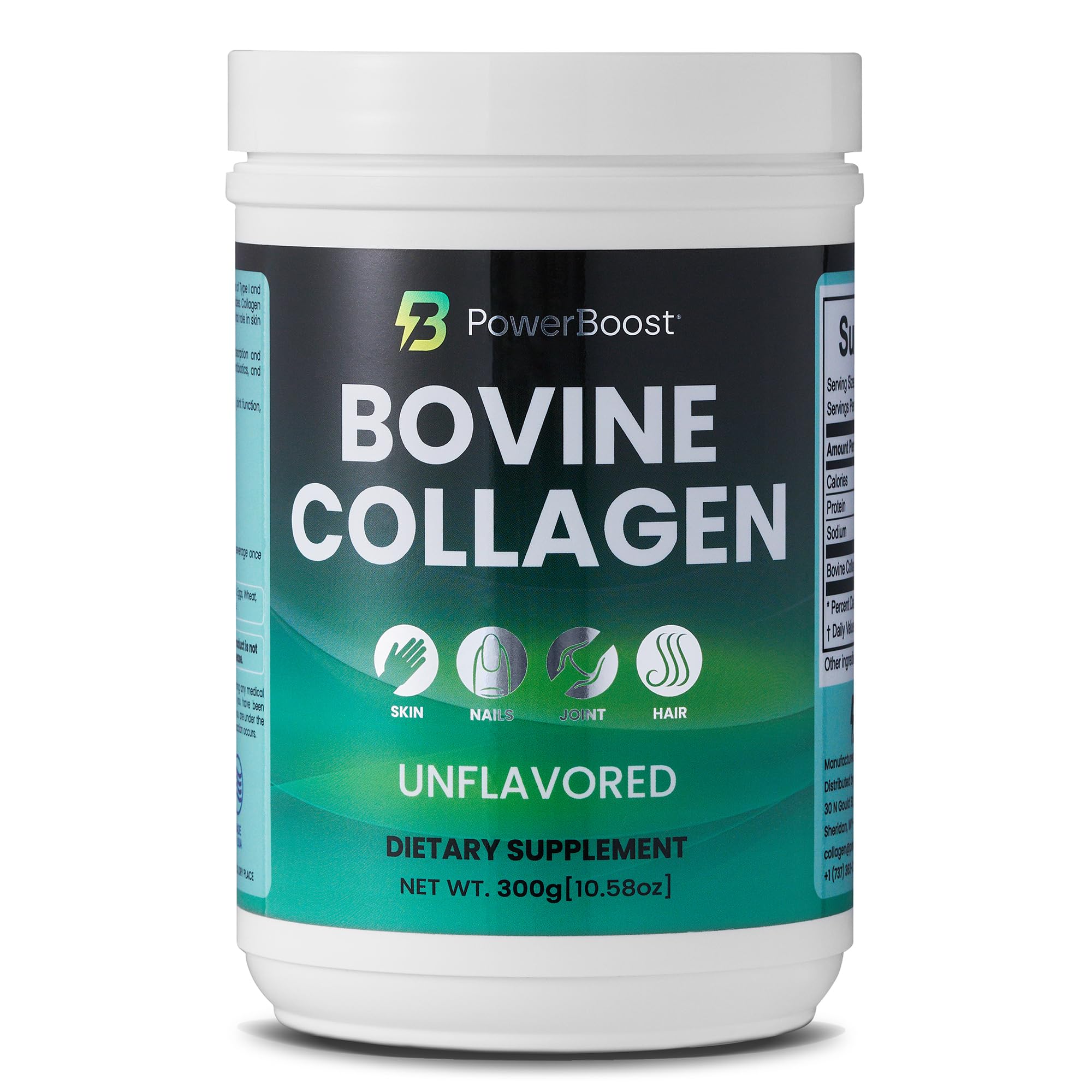 POWERBOOST Collagen Powder 300g front view with packaging