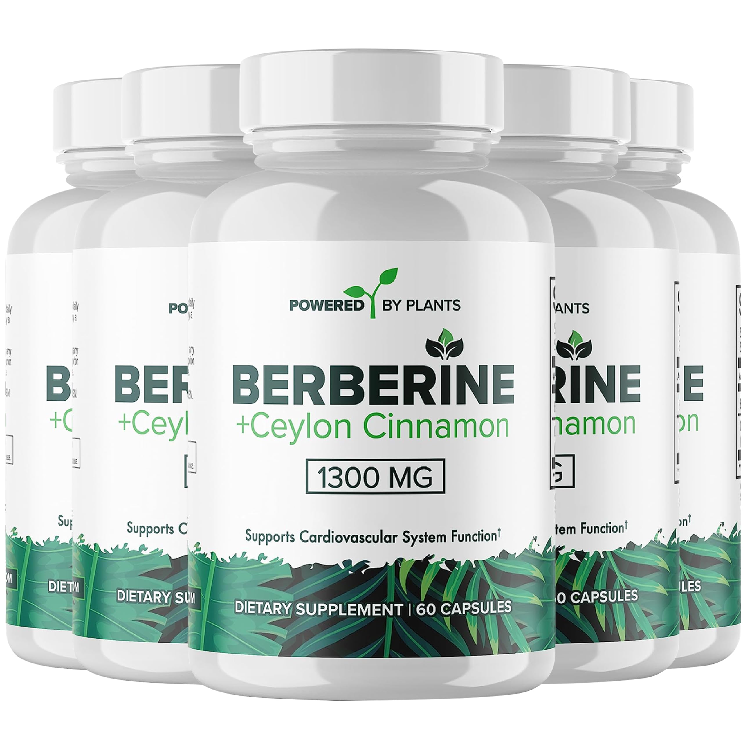 POWERED X PLANTS Berberine HCL Capsules front view