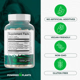 POWERED X PLANTS Cistanche Extract Capsules on a wooden table