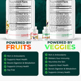 POWERED X PLANTS Fruit and Vegetable Capsules packaging