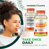 POWERED X PLANTS Liposomal Vitamin C capsules with supplement facts