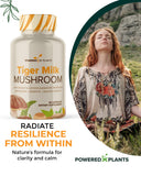 POWERED X PLANTS Tiger Milk Mushroom Capsules packaging