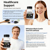 POYICGS Black Seed Oil Softgels in a lifestyle setting