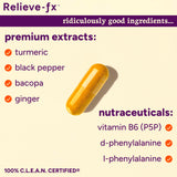 PPO Lab Turmeric Supplement displaying dosage information