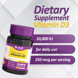 Prati Donaduzzi Vitamin D3 10,000 IU Softgels close-up of softgel