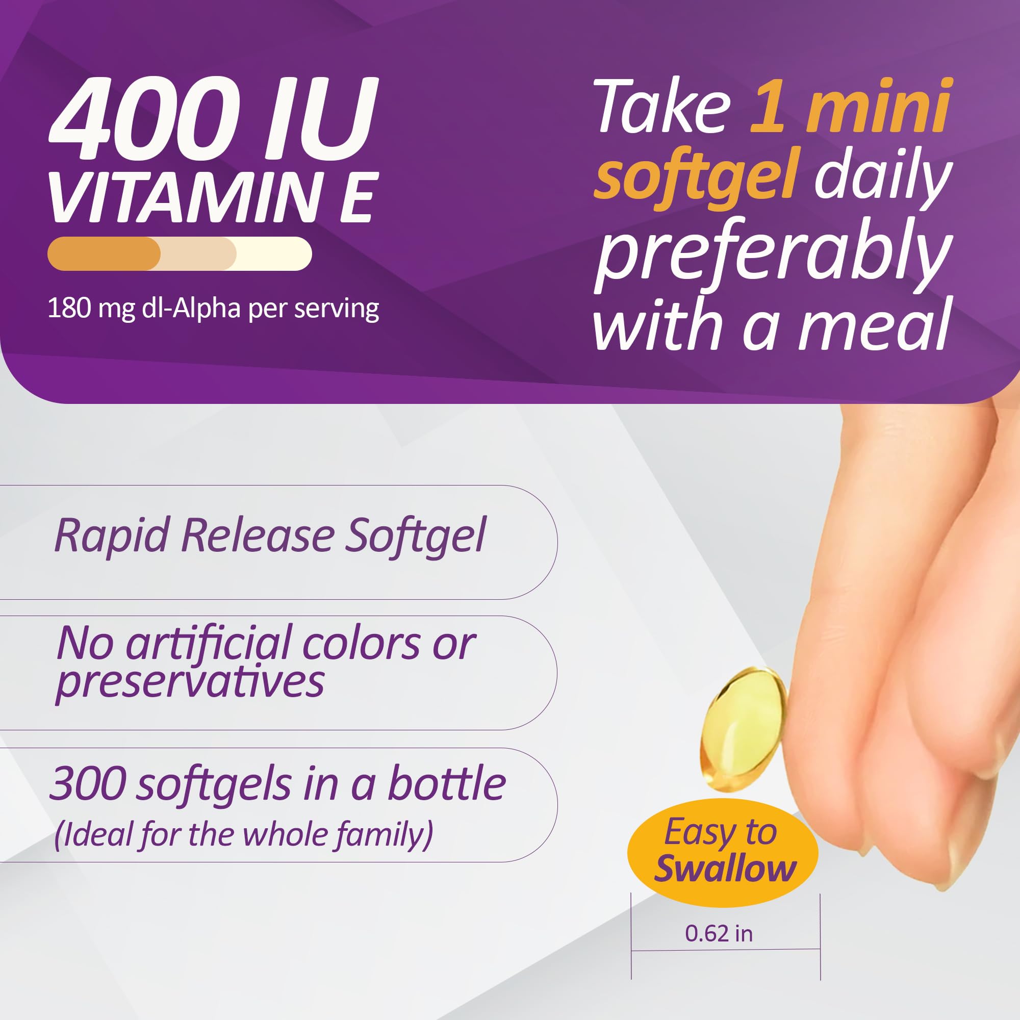 Prati Donaduzzi Vitamin E softgel ingredients list