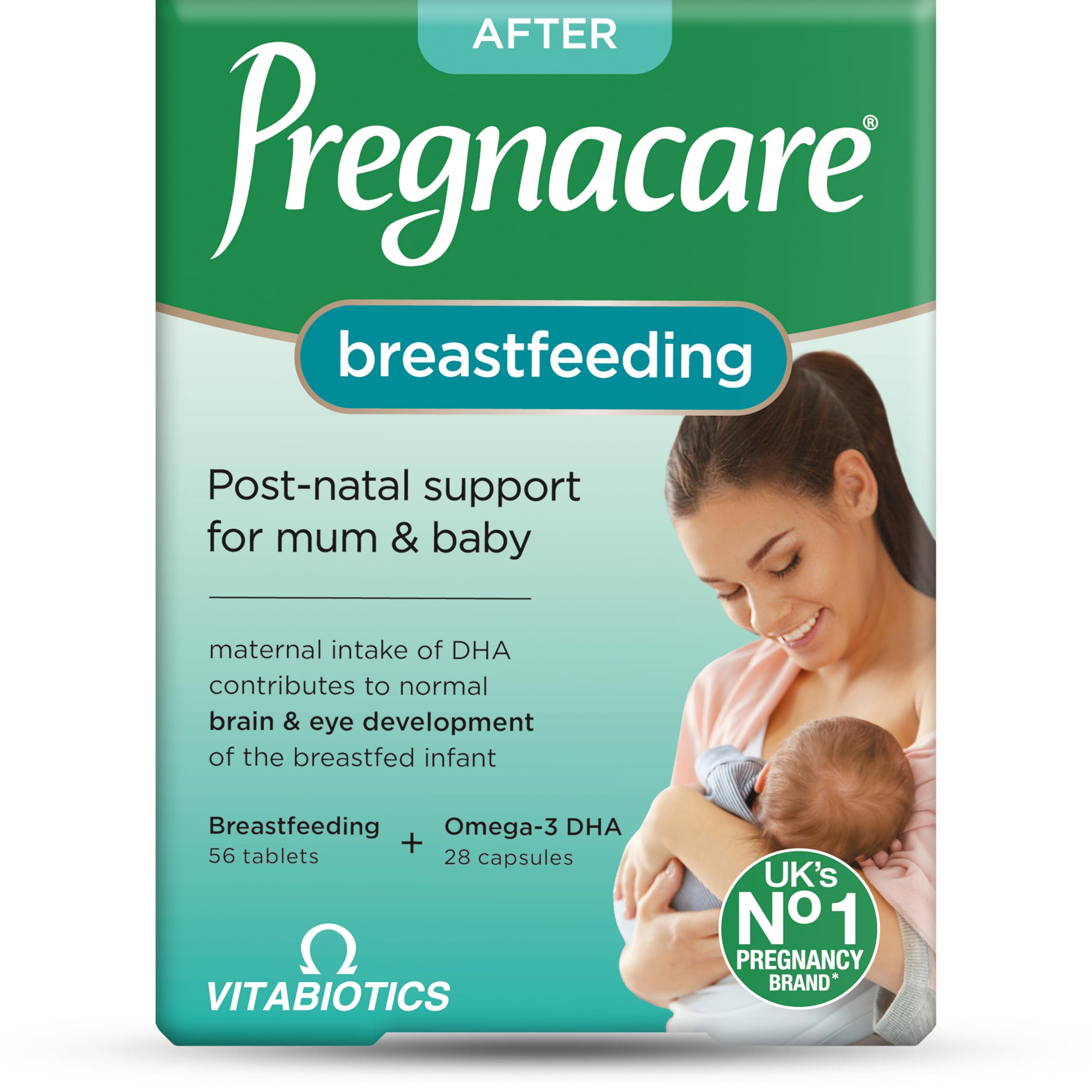Pregnacare Breast-Feeding multivitamins 56 tabs packaging front view