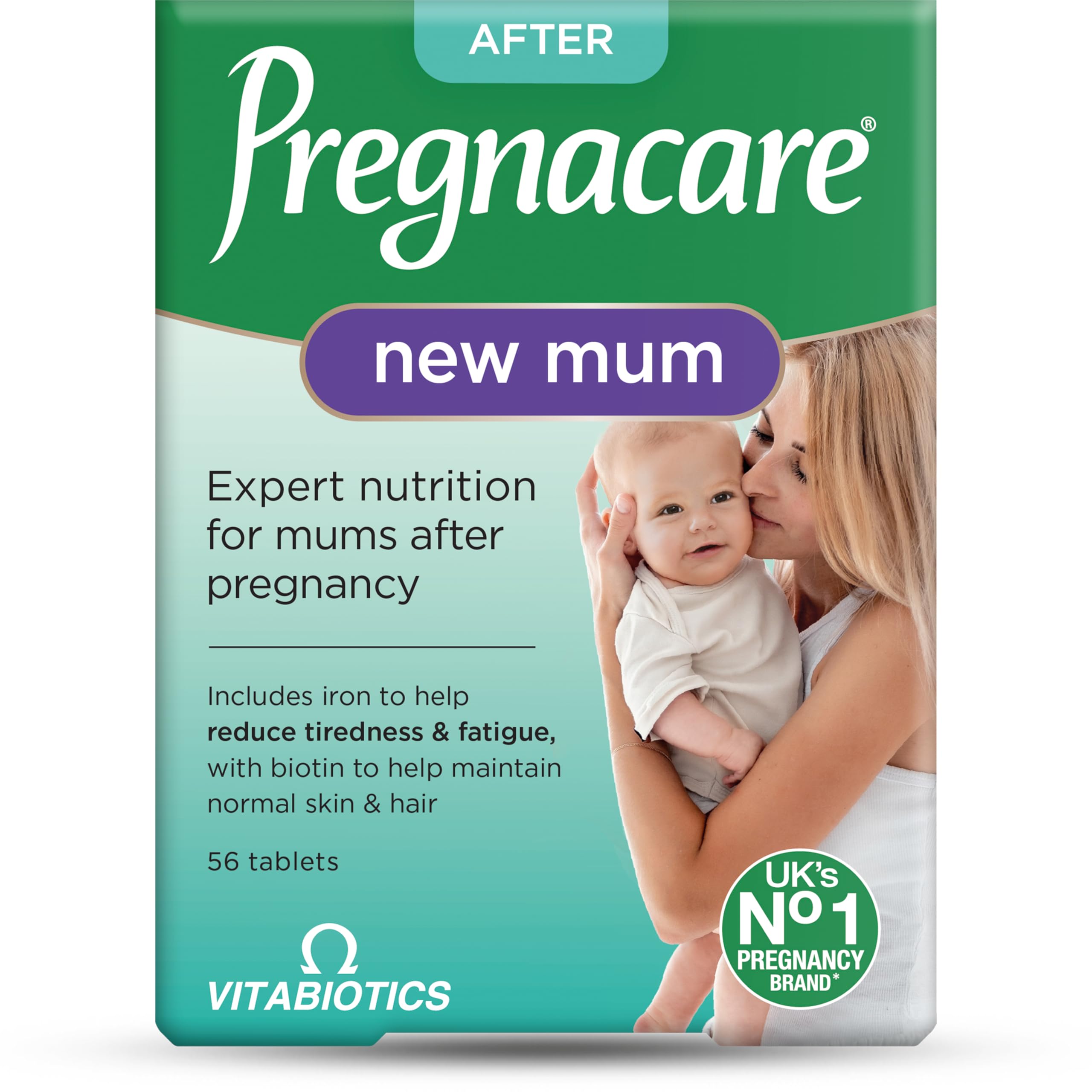 Pregnacare New Mum Postnatal Formula 56 Tablets packaging front view