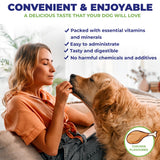 PREGNAPAWS Prenatal Vitamins for Dogs soft chews on a wooden surface