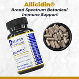 Premier Research Labs Allicidin Garlic Supplement side view