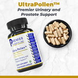 Premier Research Labs Bee Pollen Extract 272mg Capsules side view