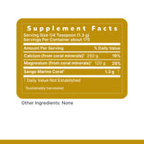 Premier Research Labs Calcium Magnesium Supplement with a measuring spoon