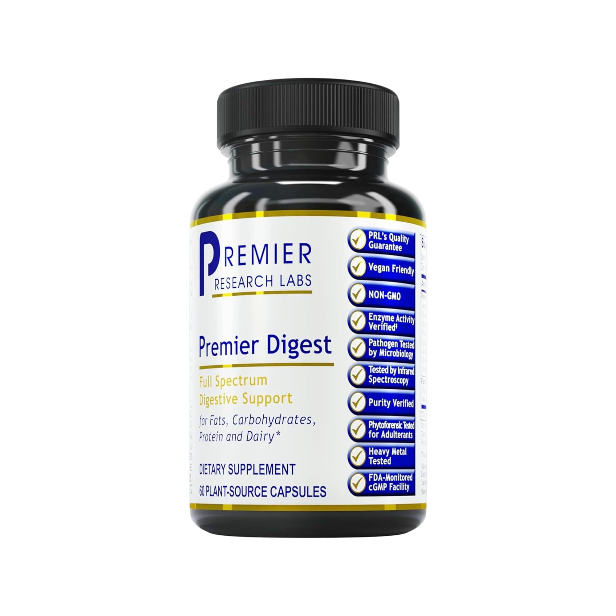 Premier Research Labs Full-Spectrum daily Enzymes 50g front view