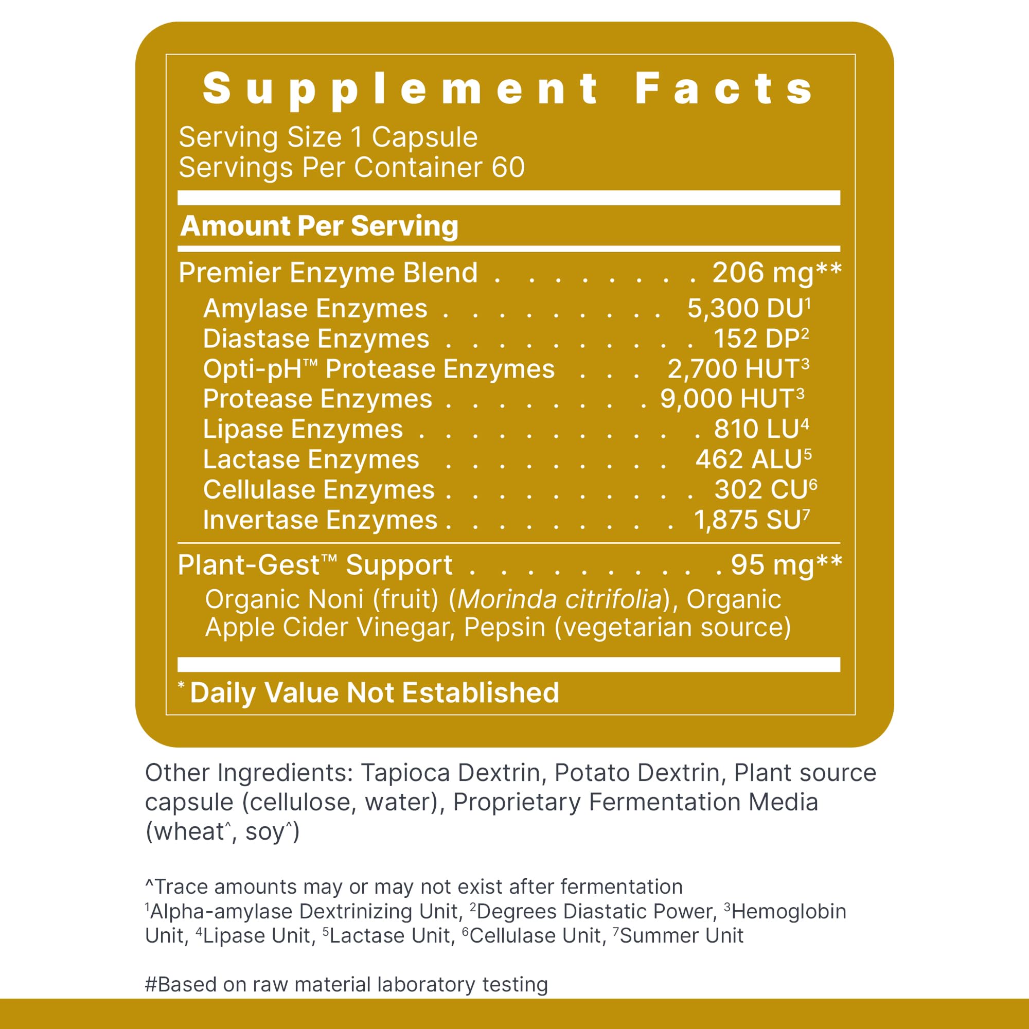 Premier Research Labs Full-Spectrum daily Enzymes 50g with a measuring spoon
