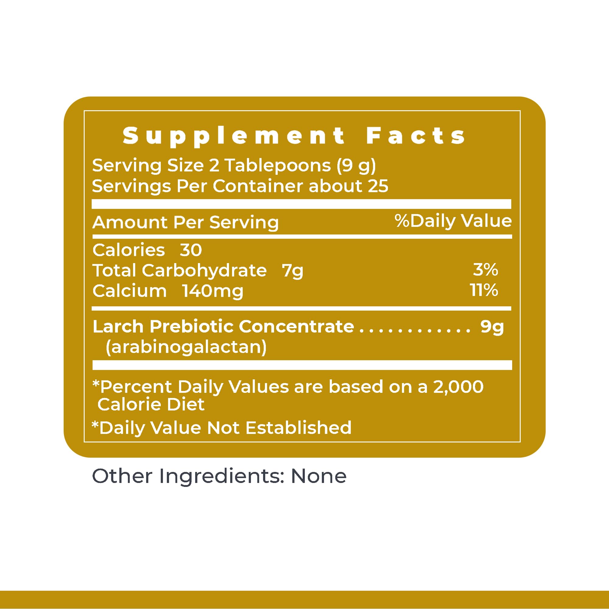 Premier Research Labs Galactan Prebiotic Powder side view showing packaging details