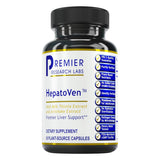 Premier Research Labs HepatoVen Milk Thistle supplement front view