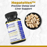 Premier Research Labs HepatoVen Milk Thistle supplement side view