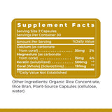 Premier Research Labs Keratin Supplement on a wooden table