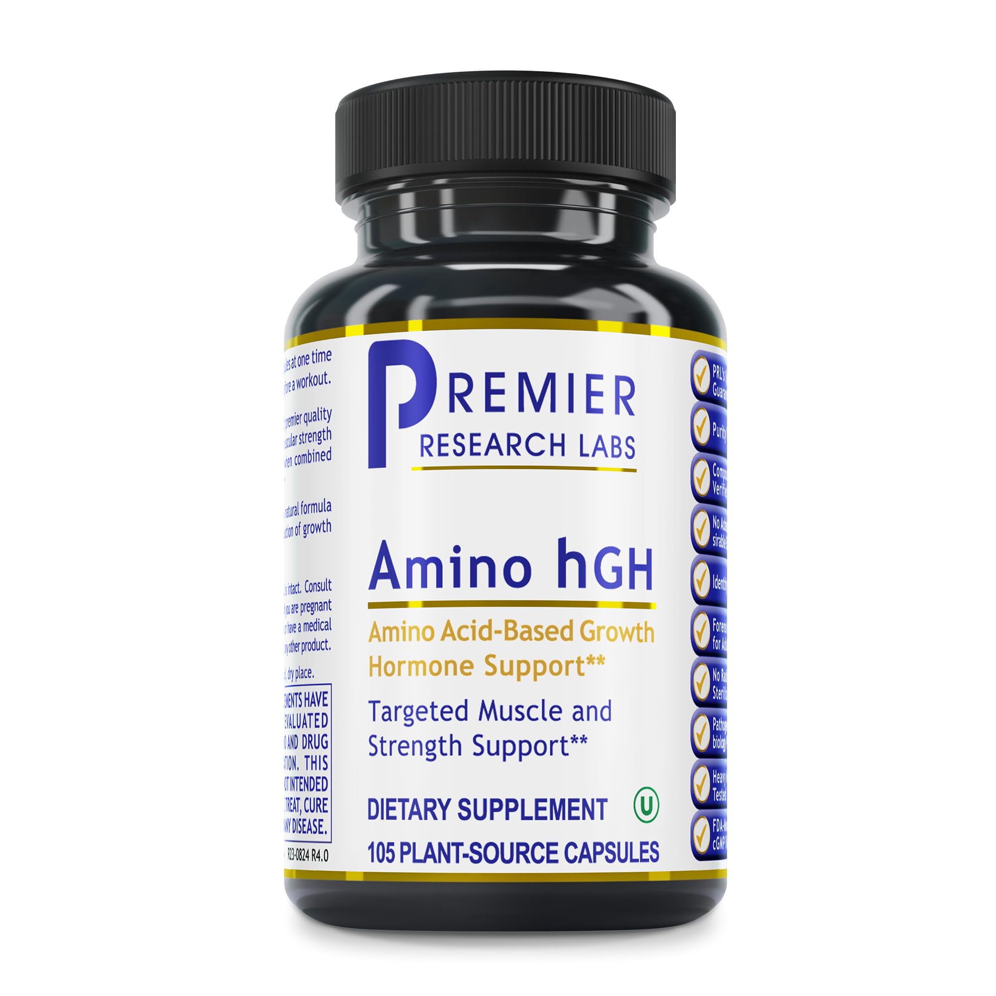 Premier Research Labs L-Arginine Amino Acid Supplement front view