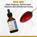 Premier Research Labs Liquid B12 Drops 2 fl oz bottle with dropper