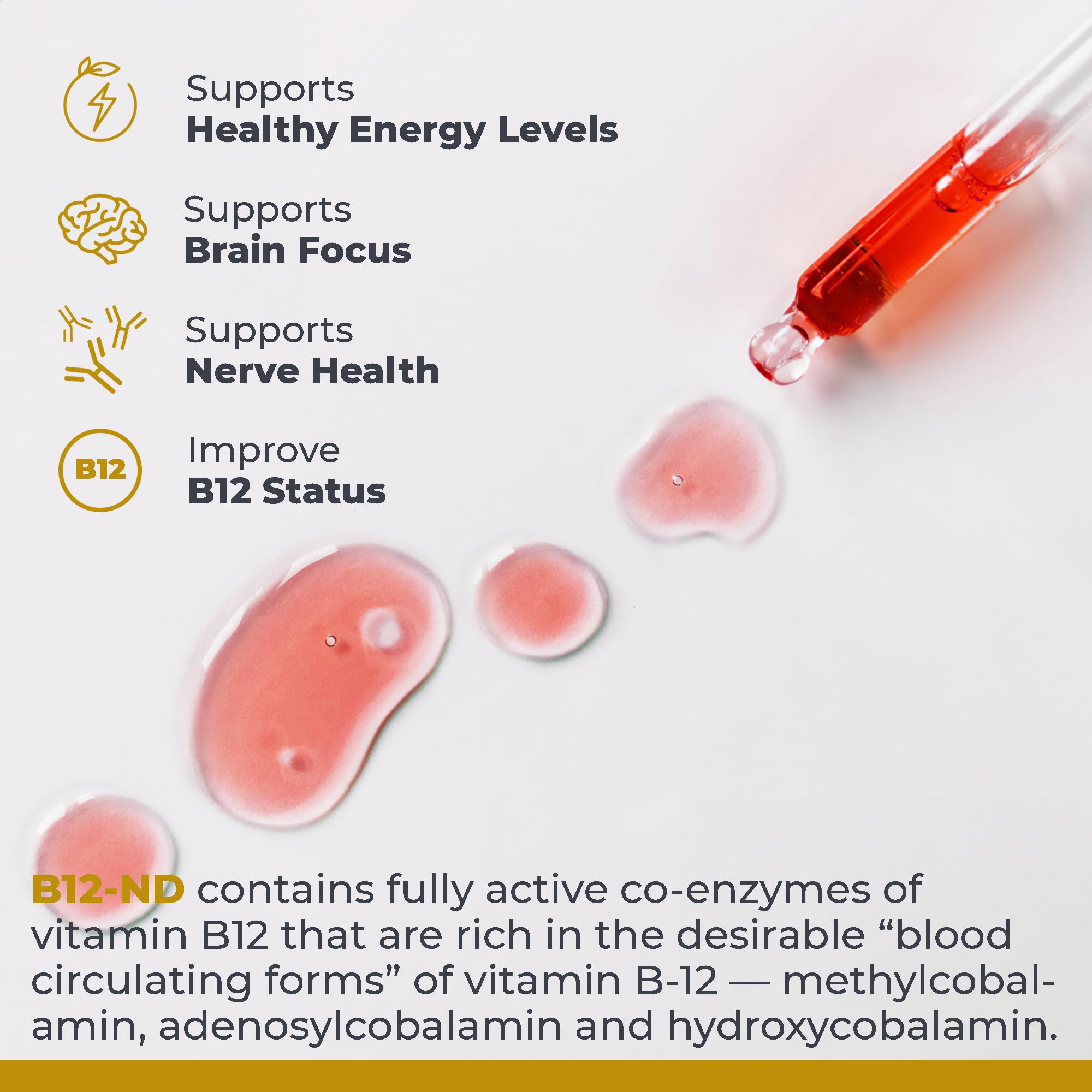 Premier Research Labs Liquid B12 Drops 2 fl oz with water glass