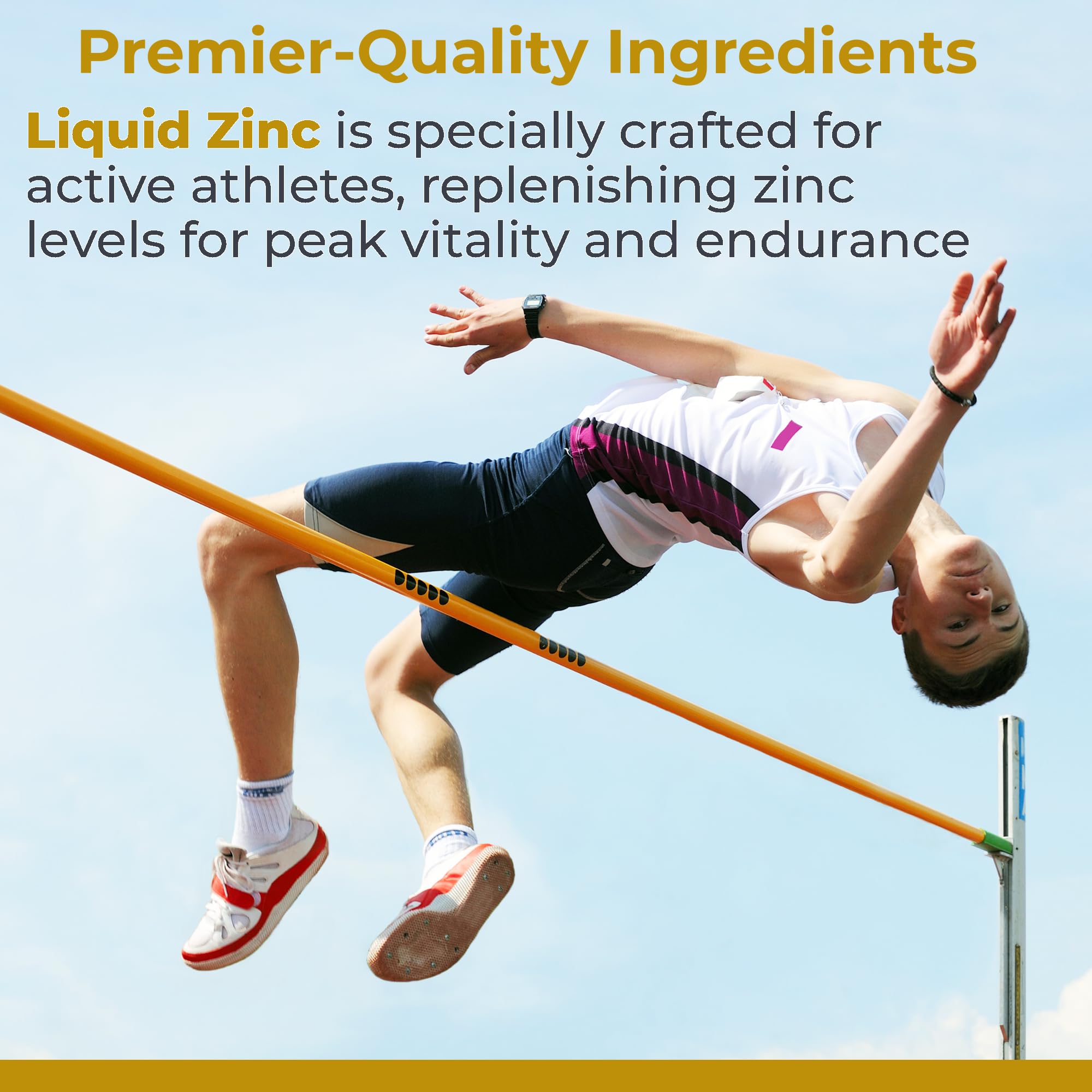 Premier Research Labs Liquid Zinc Drops 25mg side view