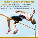 Premier Research Labs Liquid Zinc Drops 25mg side view