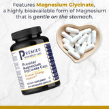Premier Research Labs Magnesium Glycinate 90 Capsules side view