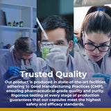 Premier Research Labs Magnesium Glycinate capsules in a hand