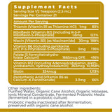 Premier Research Labs Max B-ND B-Complex Liquid in a glass with water