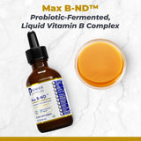 Premier Research Labs Max B-ND B-Complex Liquid side view