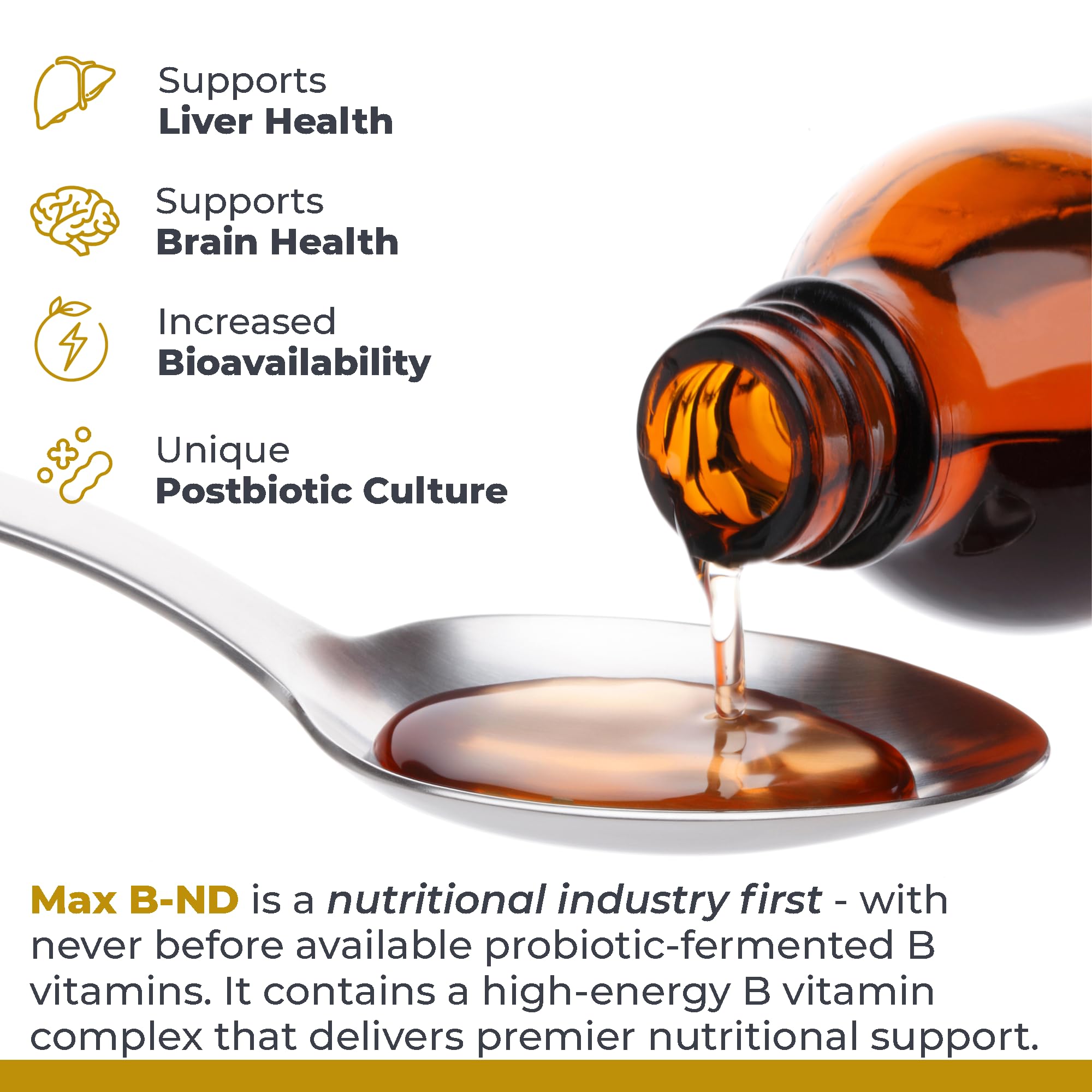 Premier Research Labs Max B-ND B-Complex Liquid with measuring spoon