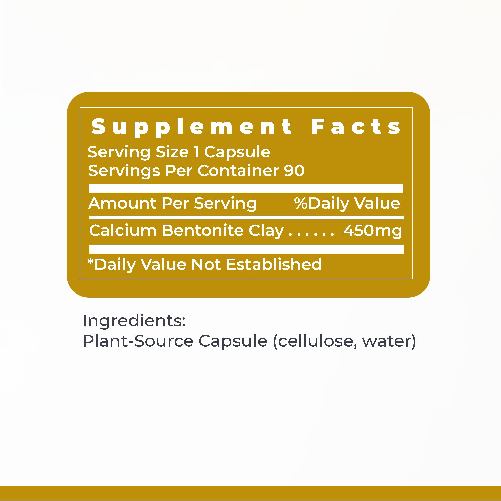Premier Research Labs Medi-Clay-FX Bentonite Capsules with water glass