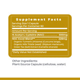 Premier Research Labs N-Acetyl-L-Cysteine supplement bottle on a table