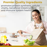 Premier Research Labs Nucleo daily wellness supplement bottle side view