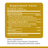 Premier Research Labs OcuVen capsules with marigold flowers