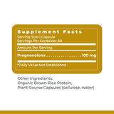 Premier Research Labs Pregnenolone Supplement ingredients list on packaging