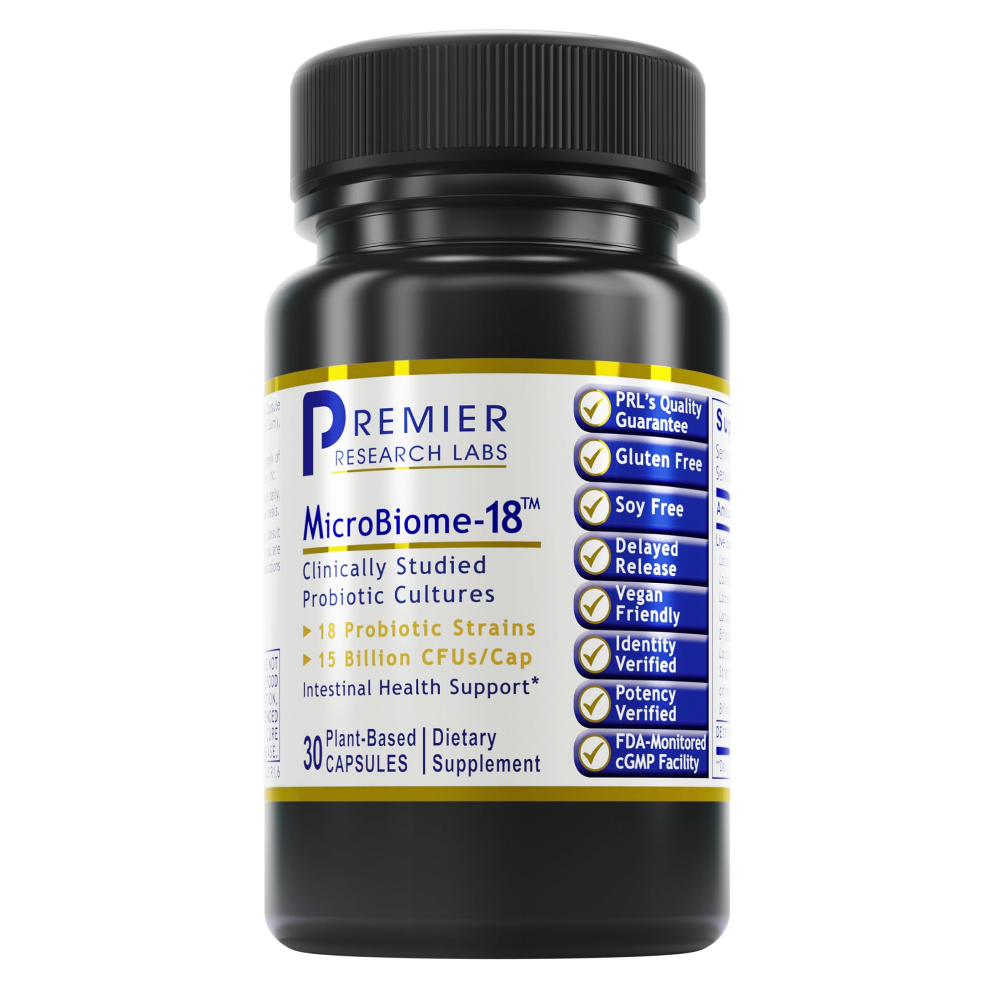 Premier Research Labs Probiotic Supplement 30 Capsules front view