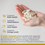 Premier Research Labs Vitamin B Complex bottle with capsules
