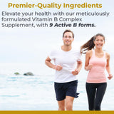 Premier Research Labs Vitamin B Complex capsules in a hand